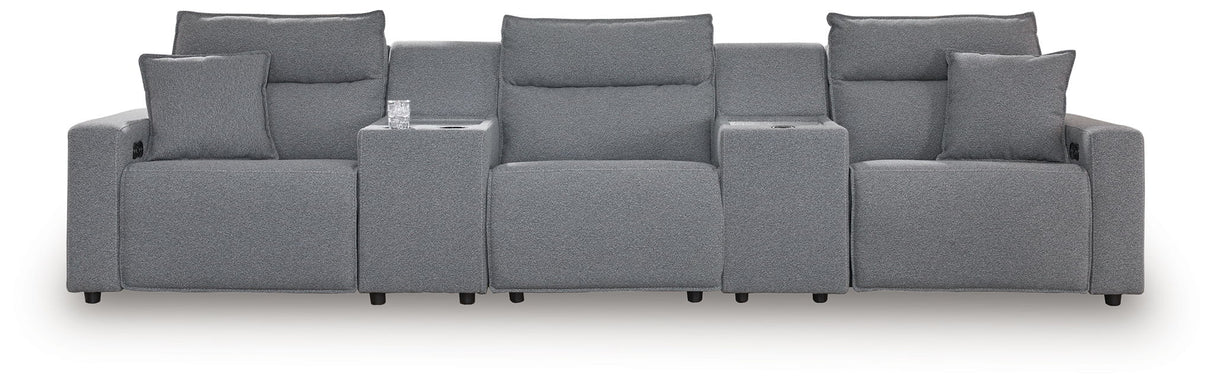 ModMax II - Salt And Pepper - Reclining Sectional