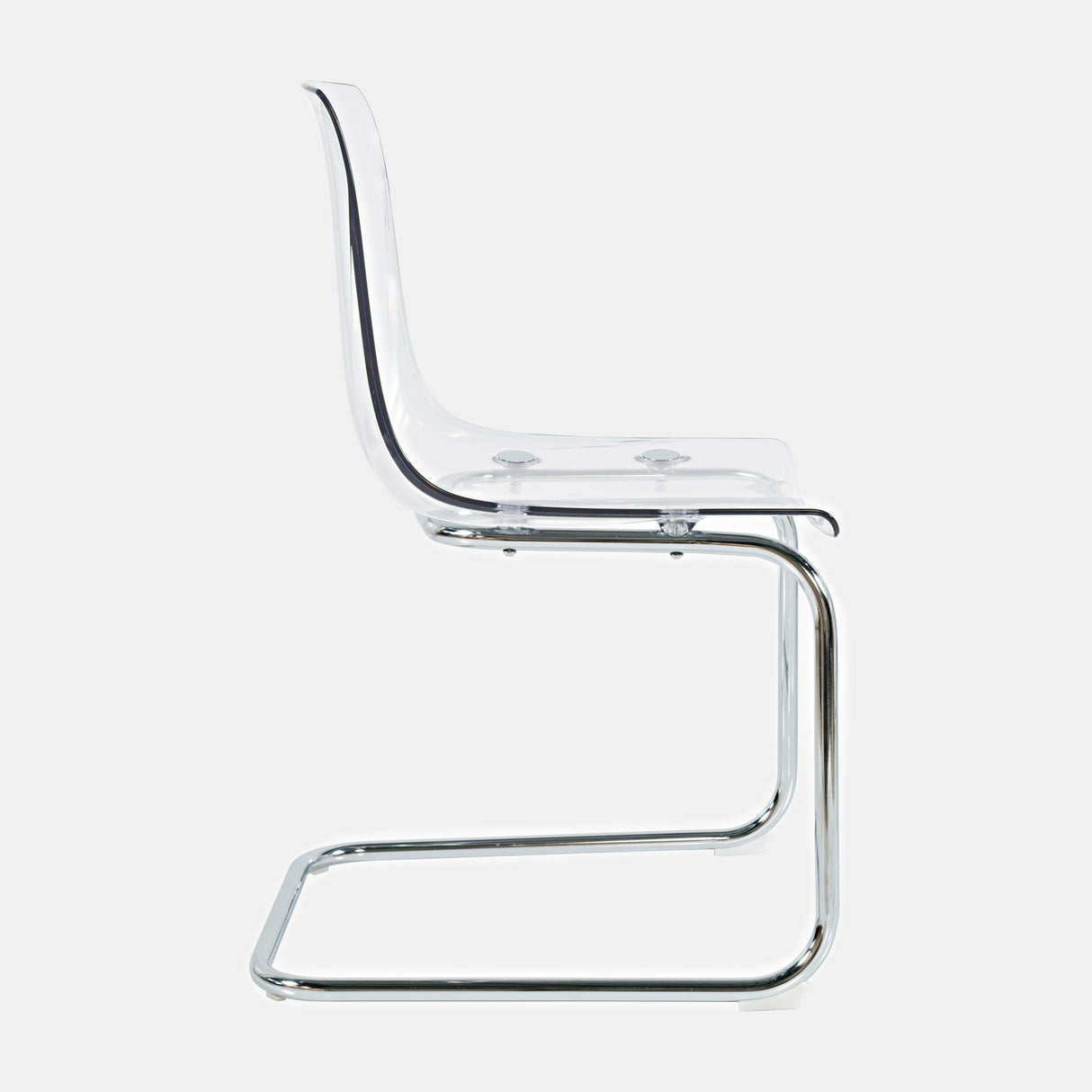 Urban Archive - Clarity Transparent Dining Chair (Set of 2) - Clear