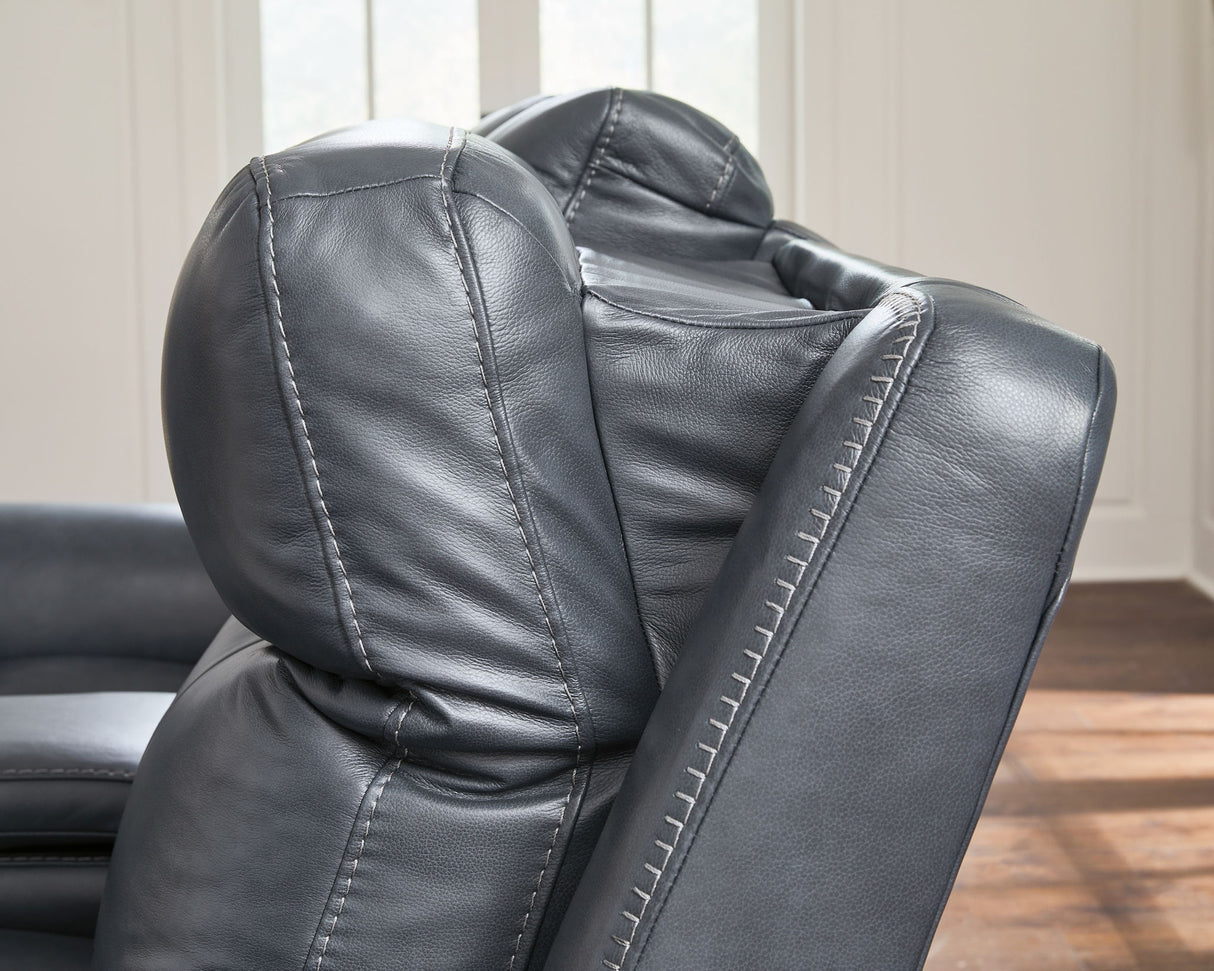 Next Move - Power Reclining Loveseat With Console / Adjustable Headrest