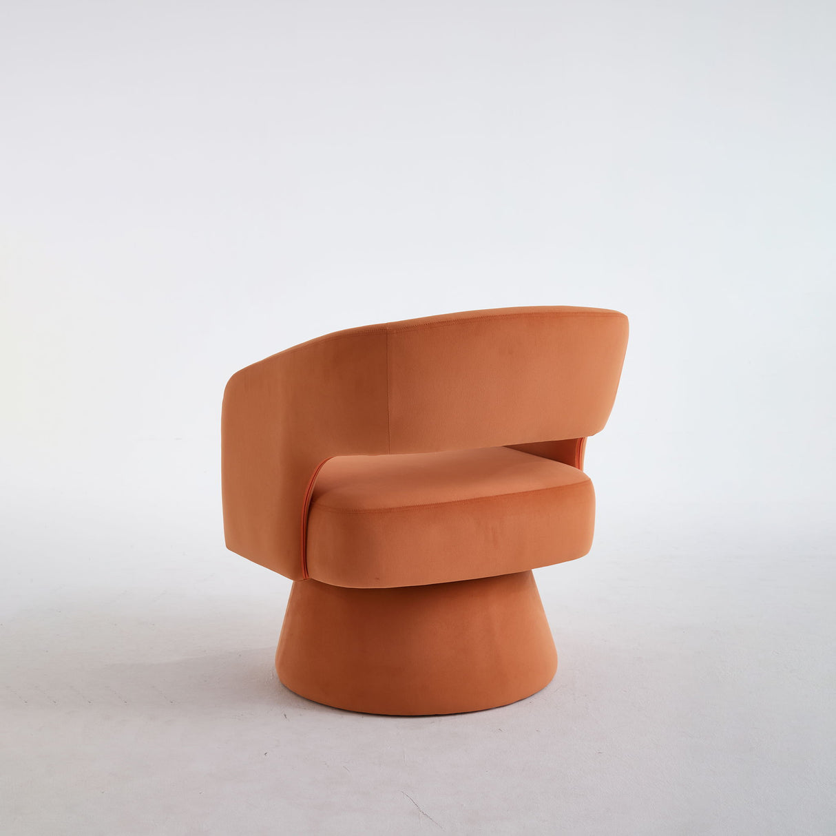 Swivel Barrel Chair With 360 Degree Rotation