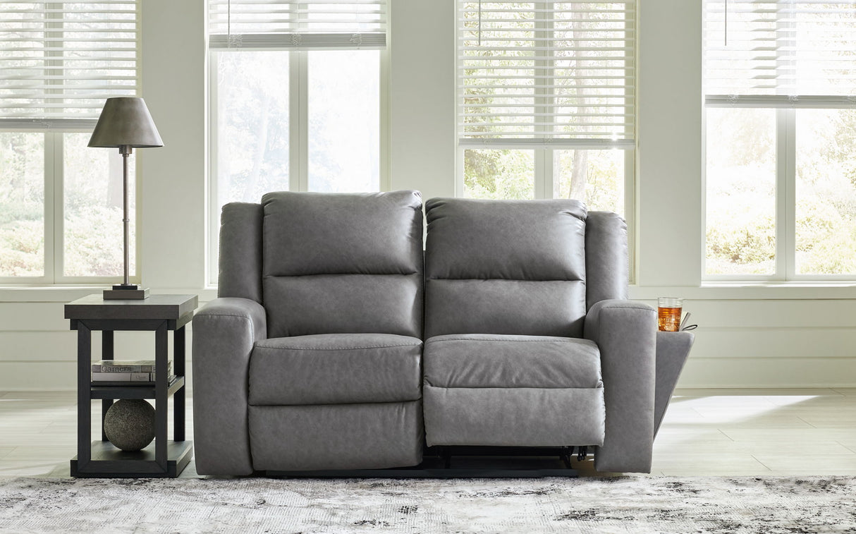 Brixworth - Reclining Loveseat - Slate