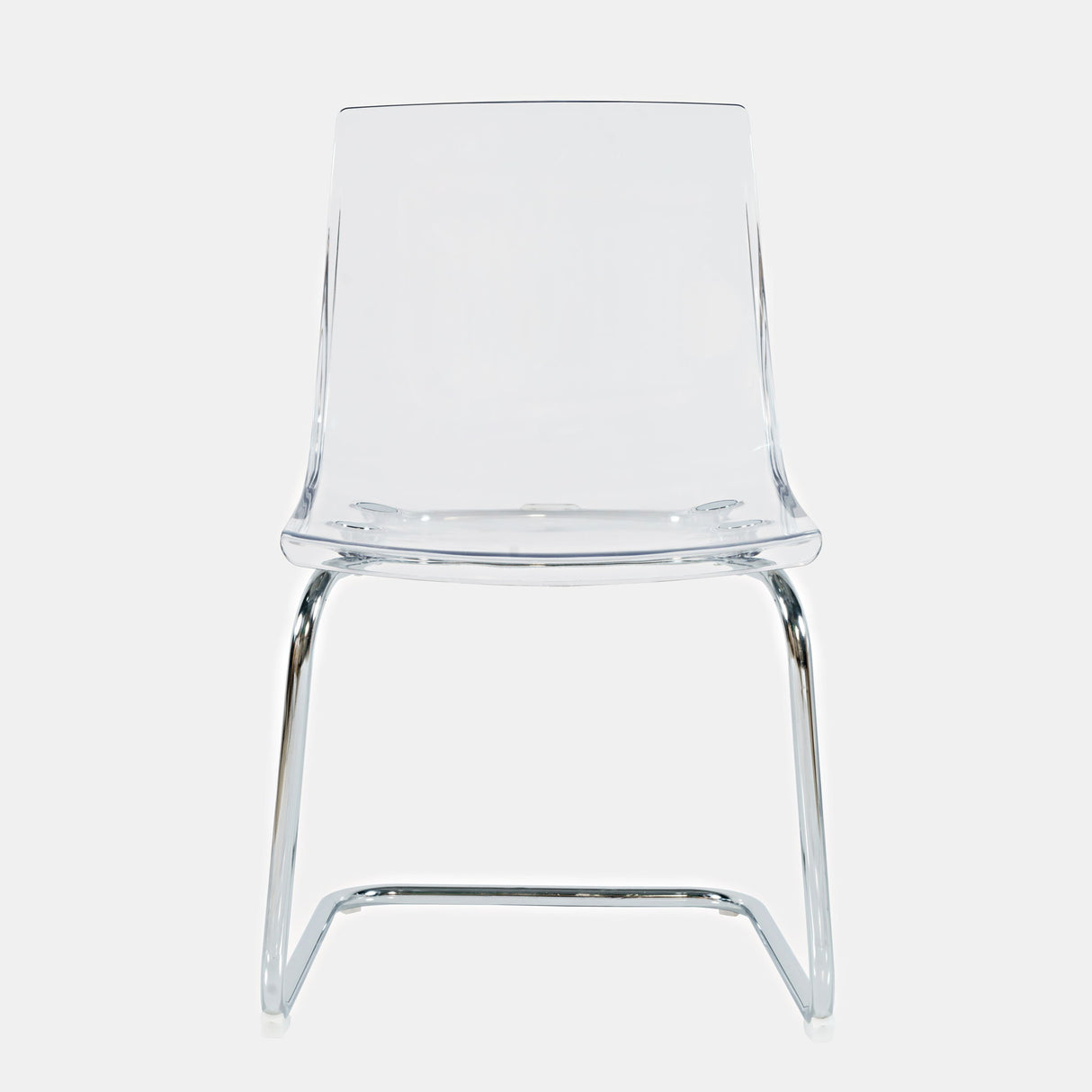 Urban Archive - Clarity Transparent Dining Chair (Set of 2) - Clear
