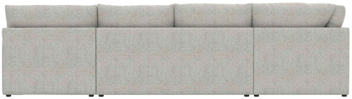 Tori - Sectional With Comfort Coil Seating, Cocktail Ottoman And Accent Pillows Included