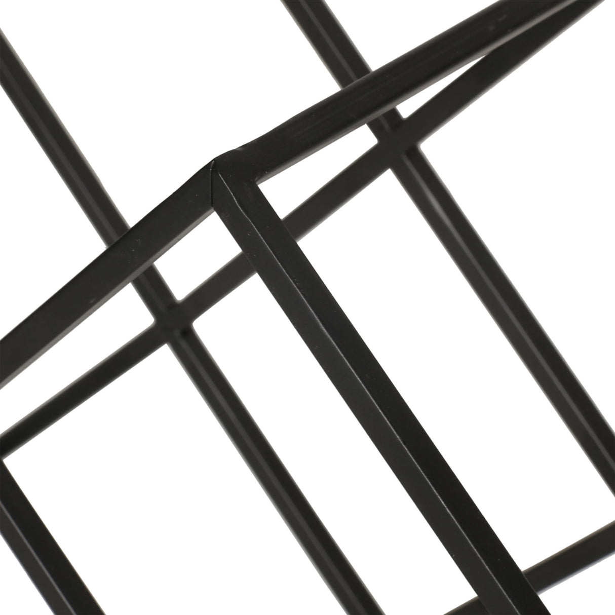 Modern Industrial Tabletop Wine Rack With 7 Bottle Holders - Black