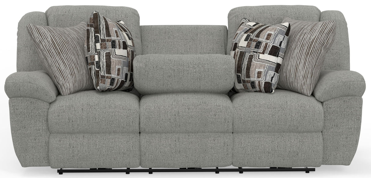 Trifecta - Sofa With 3 Recliners and Drop Down Table