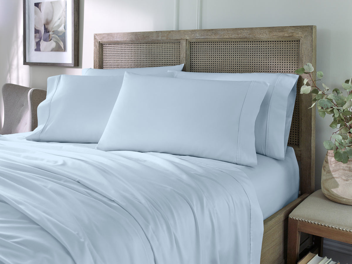 Sleeptone Eucalyptus Sheet Set in Powder Blue