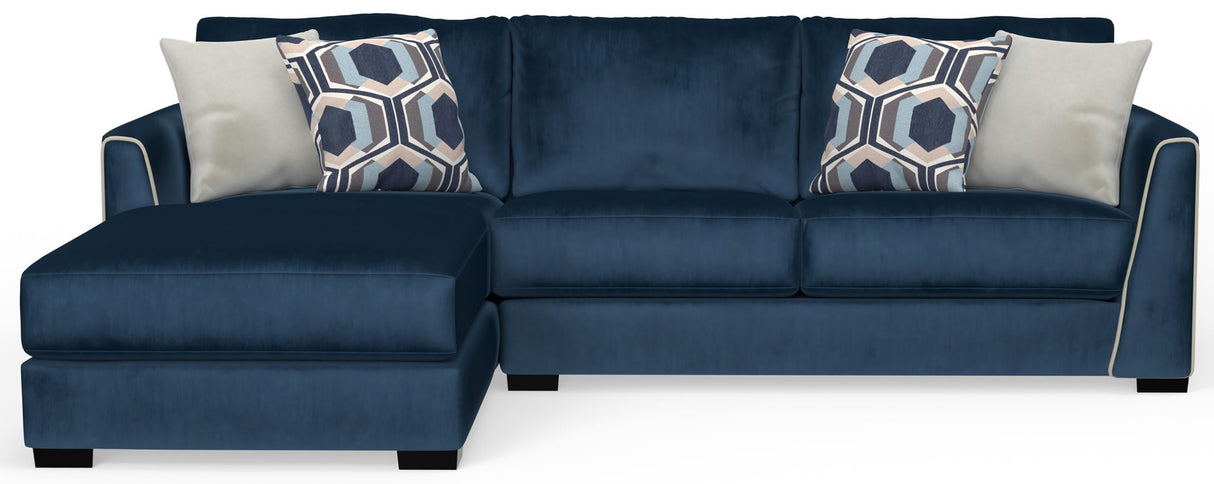 Jetson - Sectional With Comfort Coil Seat Cushions And Included Accent Pillows