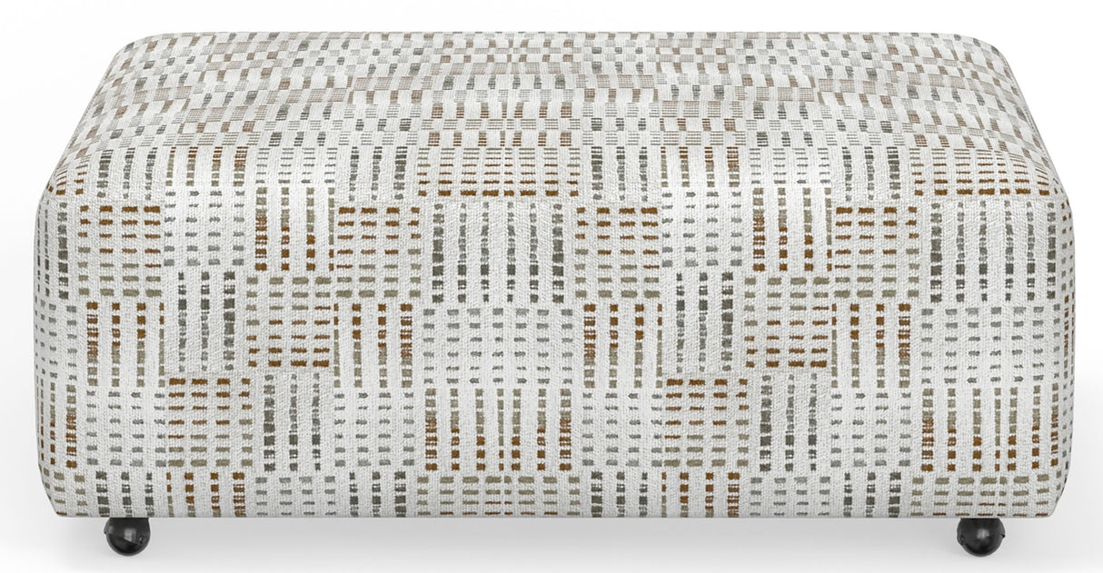 Kellen - Castered Cocktail Ottoman - Morocco