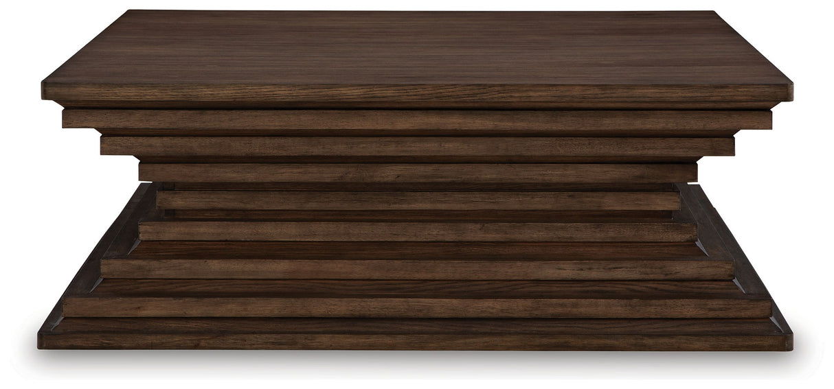 Hannodream - Square Cocktail Table - Warm Brown