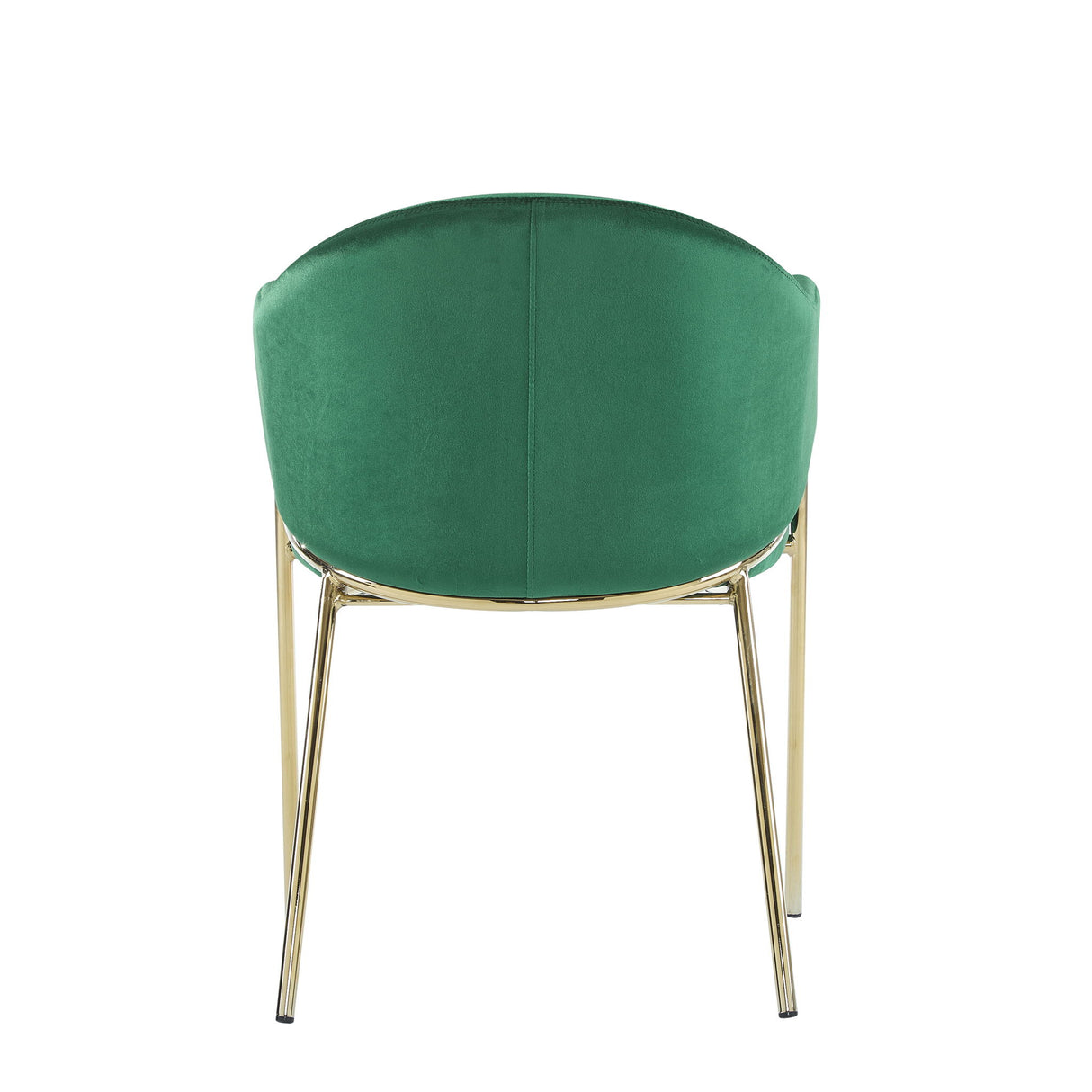 Modern Upholstered Dining Chair With Frame And Plush Velvet