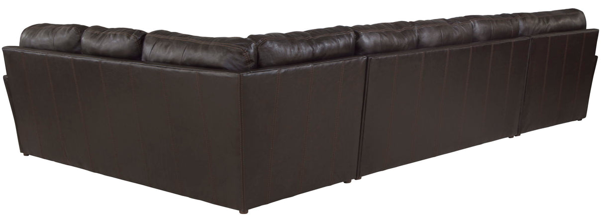 Denali - Italian Leather Match Sectional