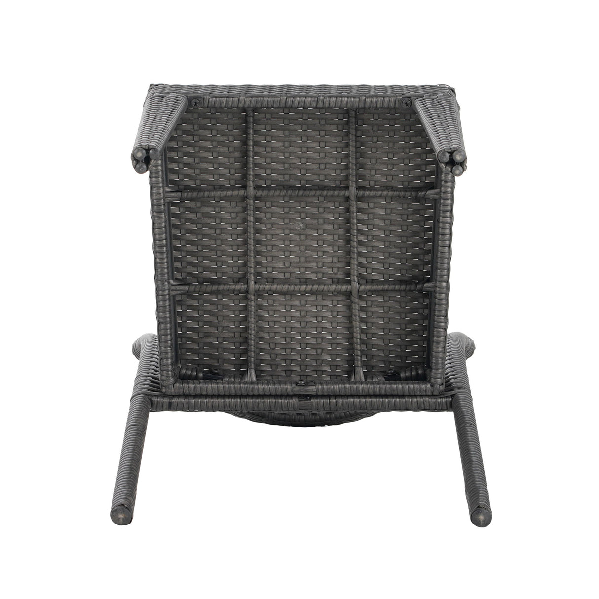 Farley - Stacking Sidechair (Set of 2) With Open Backrests - Gray