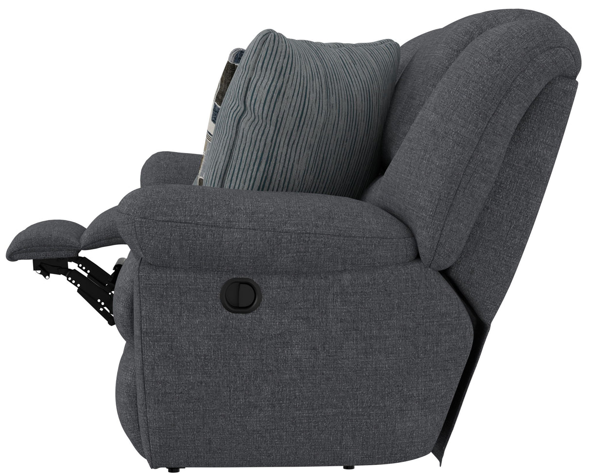 Trifecta - Sofa With 3 Recliners and Drop Down Table