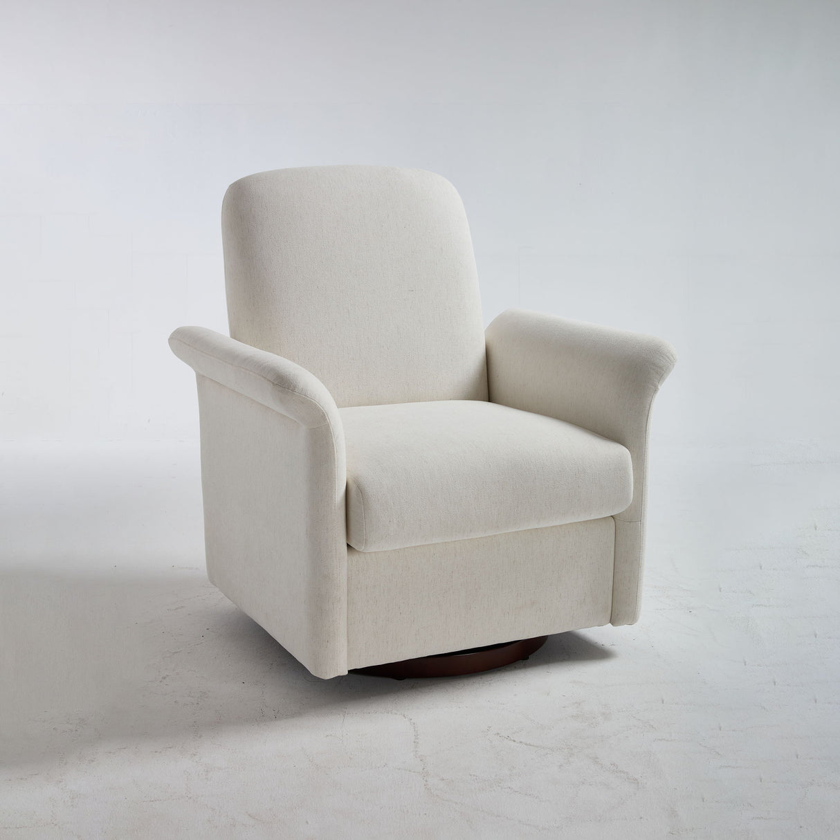 Modern Swivel Barrel Accent Chair With Base
