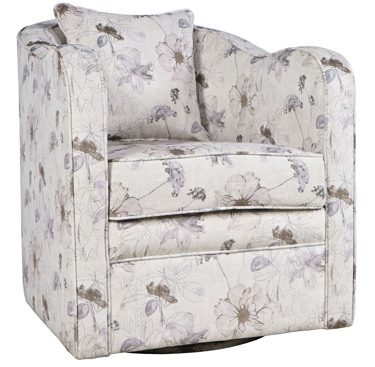 Daisy - Swivel Chair - Taupe