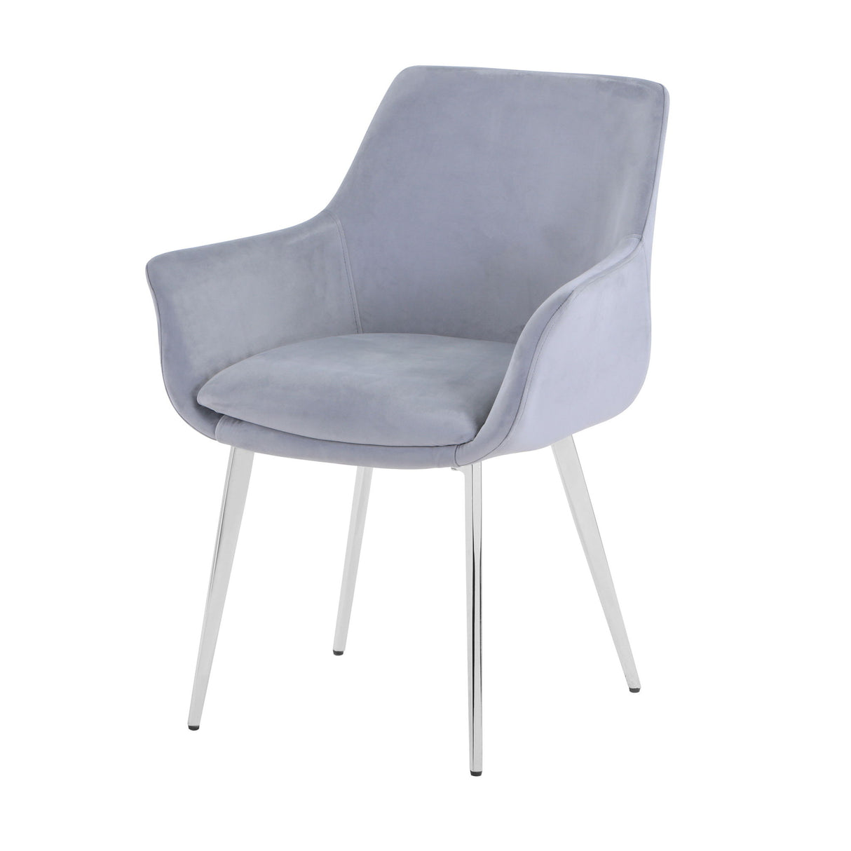 Stella - Upholstered Chair (Set of 2) - Platinum