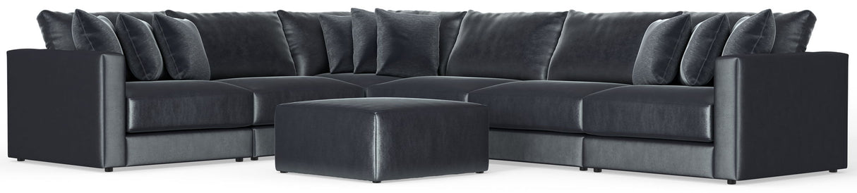 Remington - Modular Sofa And Cocktail Ottoman - Slate