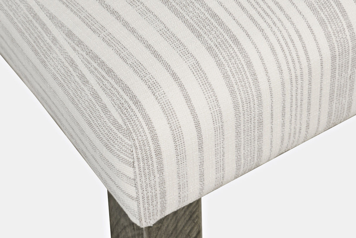 Telluride - Upholstered Dining Chair (Set of 2) - Driftwood Gray / Beige