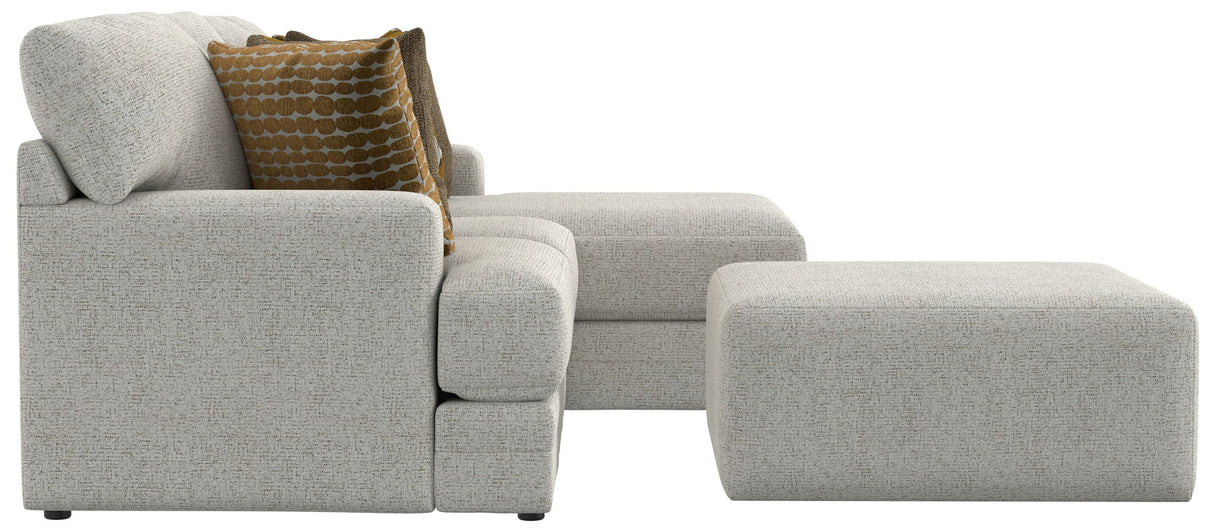Tori - Sectional With Comfort Coil Seating, Cocktail Ottoman And Accent Pillows Included