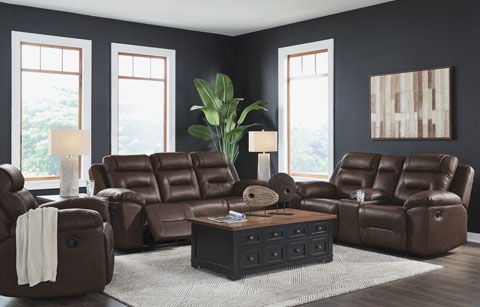 Heritage Reclining Sofa Leather