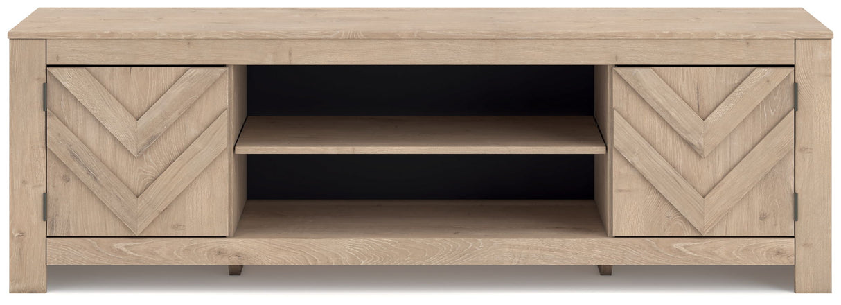 Cayboni - LG TV Stand With Fireplace Option