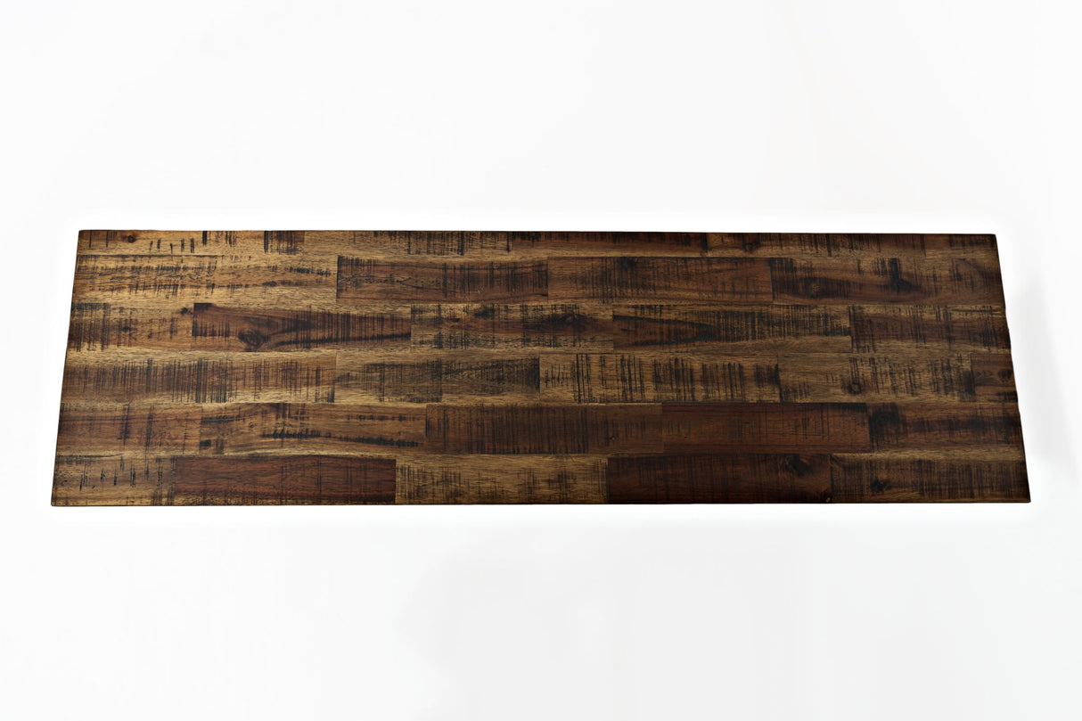 Cannon Valley - Wine Cabinet - Distressed Medium Brown