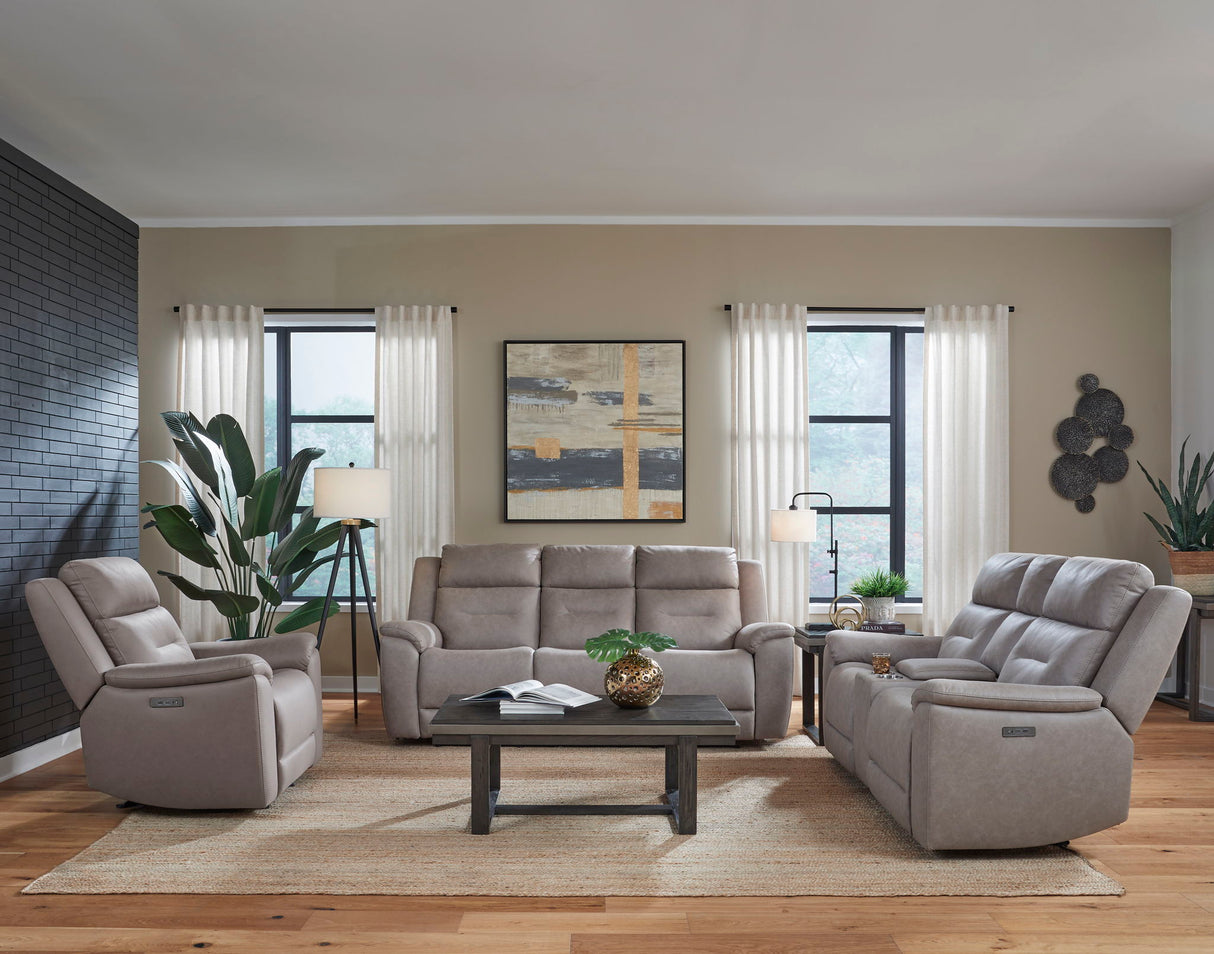 Cascades Power Headrest Sofa W/Drop Down Table & Zero Gravity Xtra