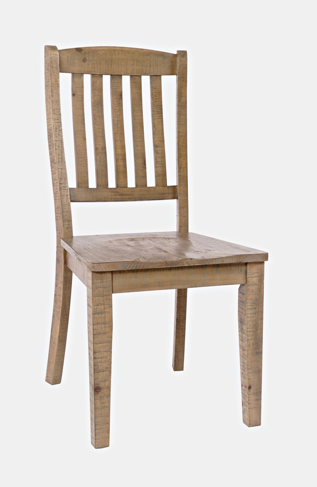 Carlyle Crossing - Slatback Chair (Set of 2) - Distressed Medium Brown
