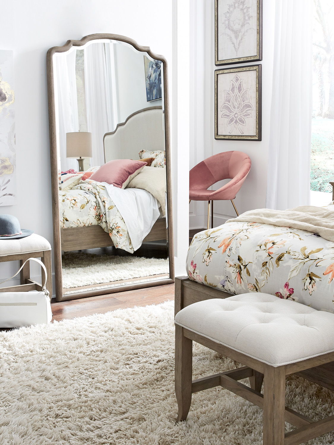 Provence - Floor Mirror