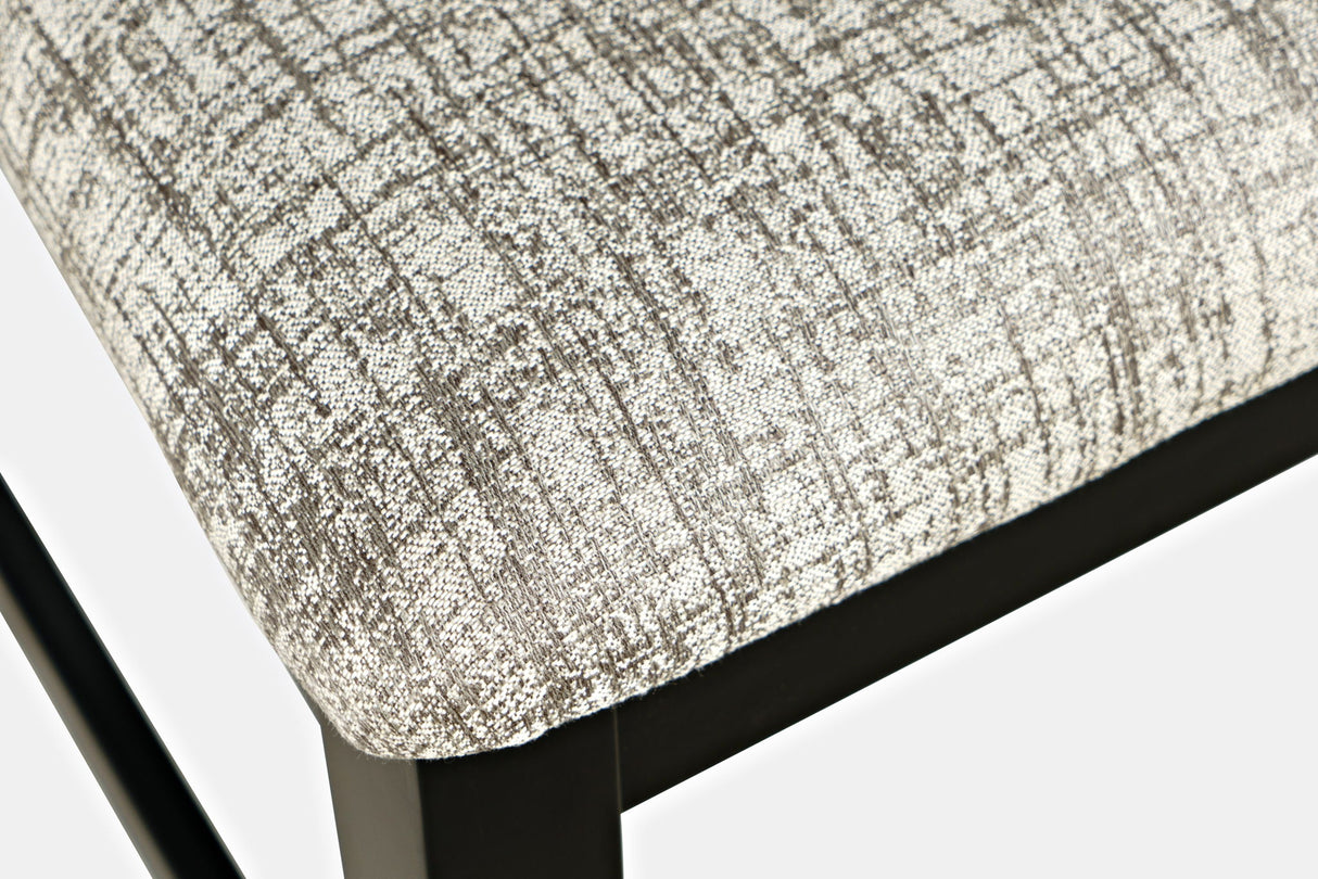 Urban Icon - Slotback Stool (Set of 2) - Black / Gray