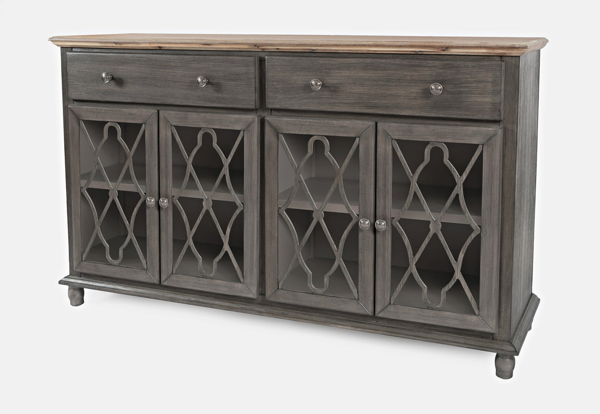 Aurora Hills 4 Door Accent Cabinet