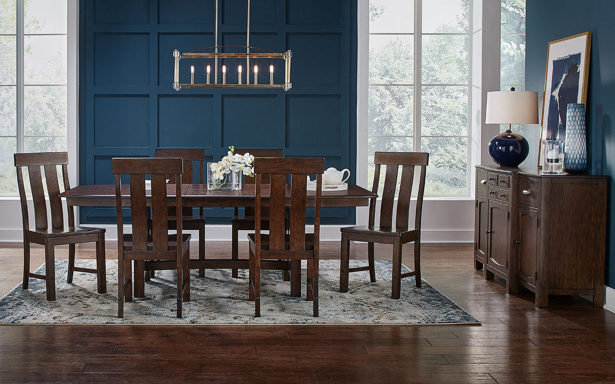 Henderson Dining Trestle Table 18" Bfly Leaf