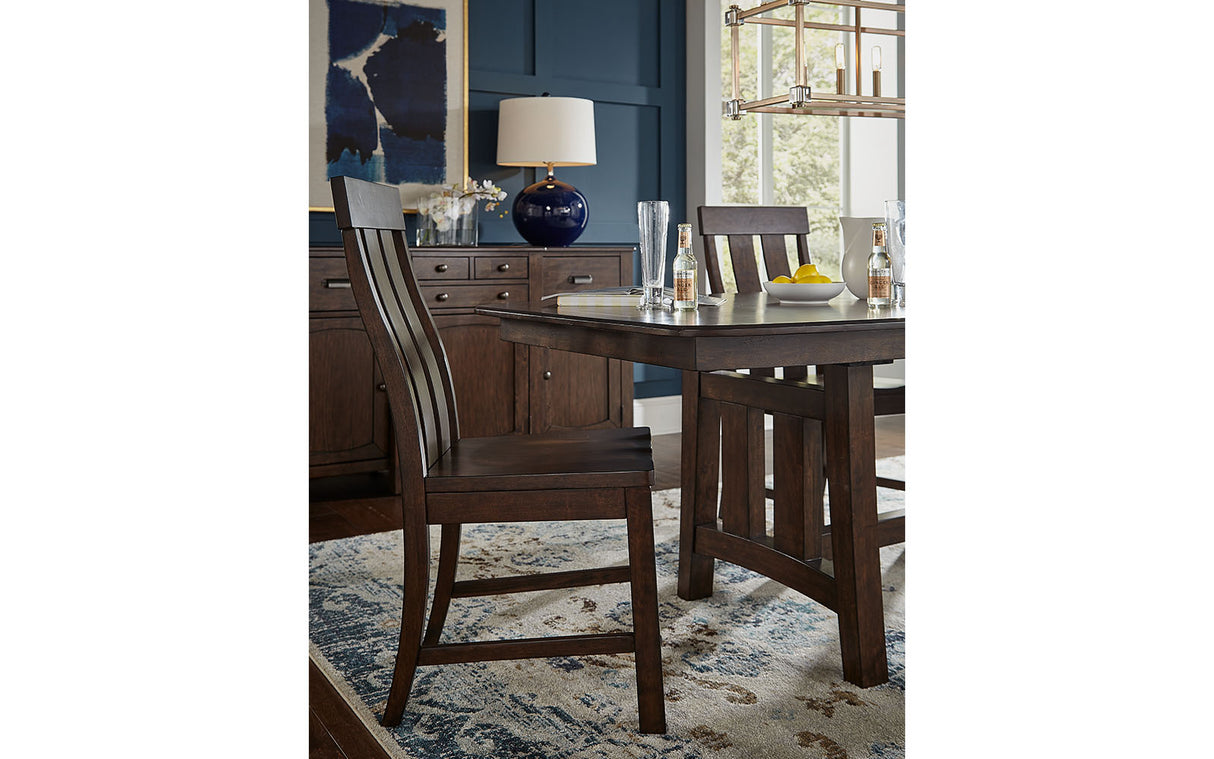 Henderson Dining Trestle Table 18" Bfly Leaf