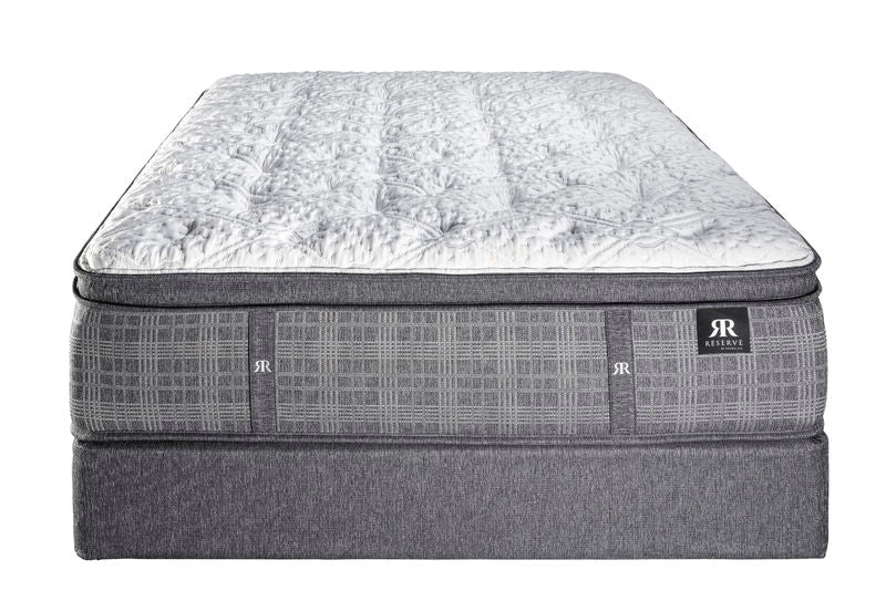 Reserve Mayfair ET Mattress features luxurious cooling fabric and plush comfort, perfect for a restful night's sleep.