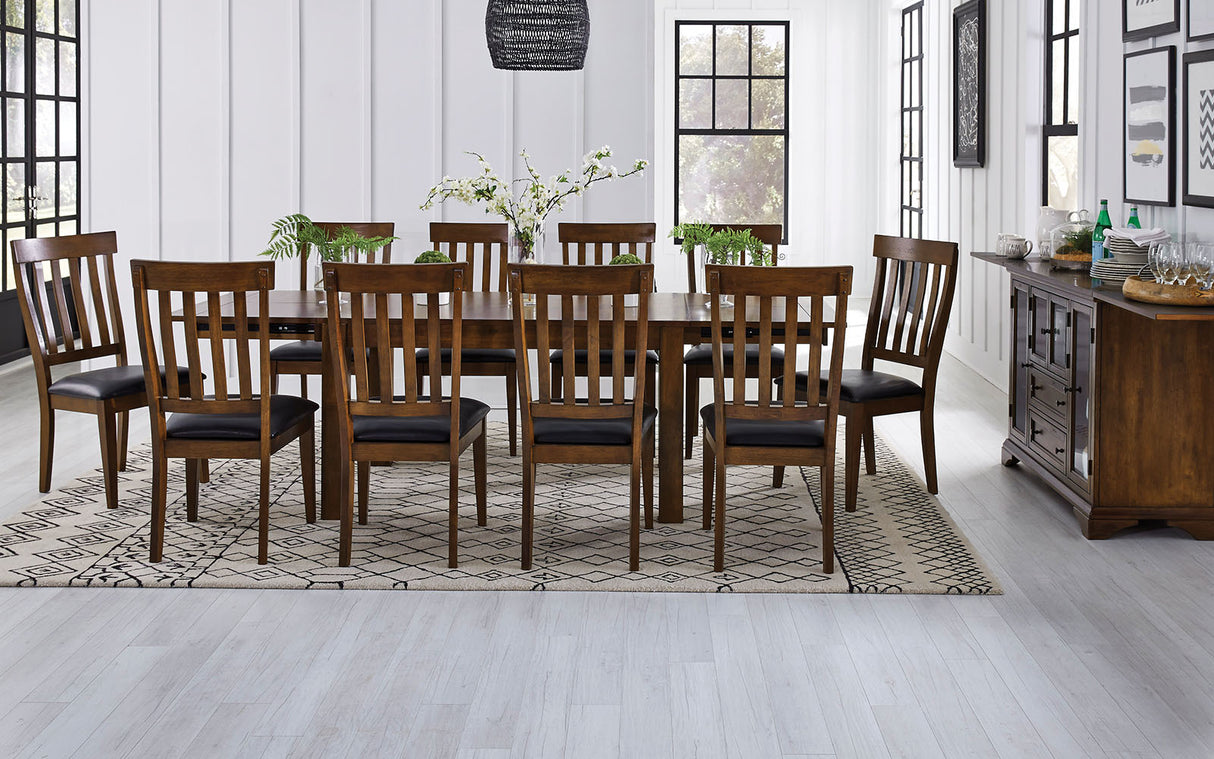 Mariposa Dining 38X63.5 Dining Table With Metal Glides