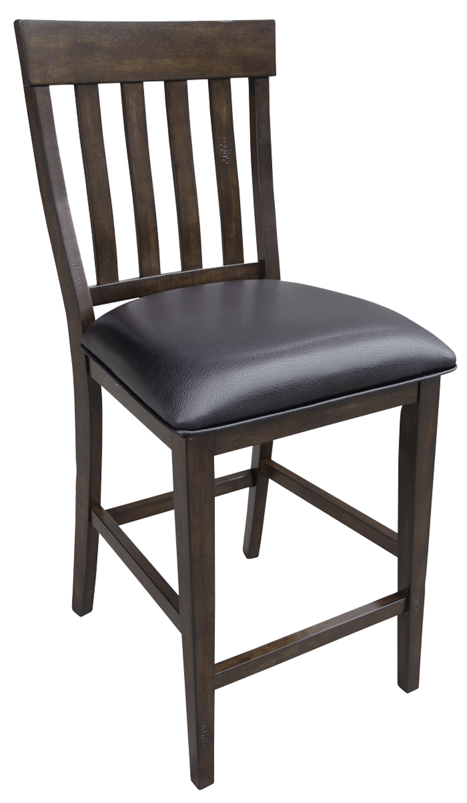 Mariposa Dining Wg Slatback Stool With Uph Seat