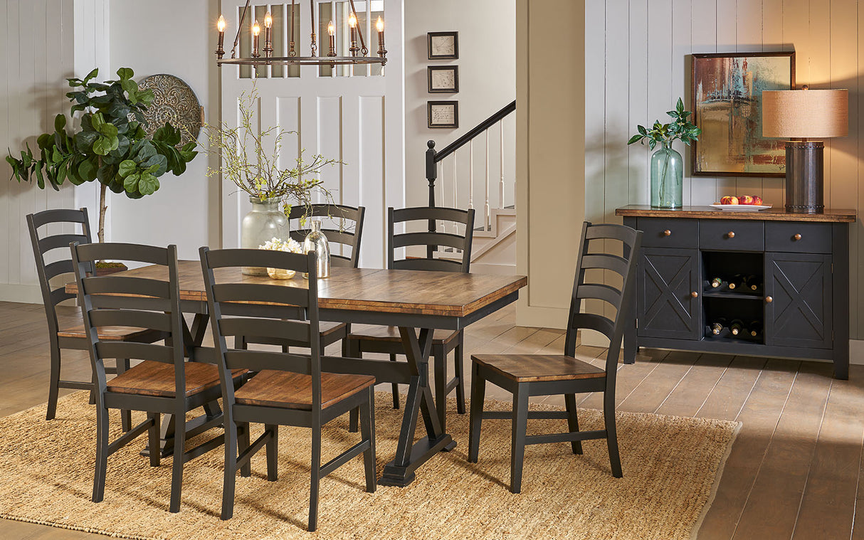 Stormy Ridge Butterfly Trestle Table