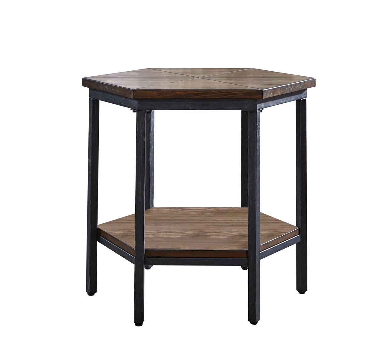 Ultimo - 3 Piece Table Set (Hexagon Lifttop & End Tables) - Brown
