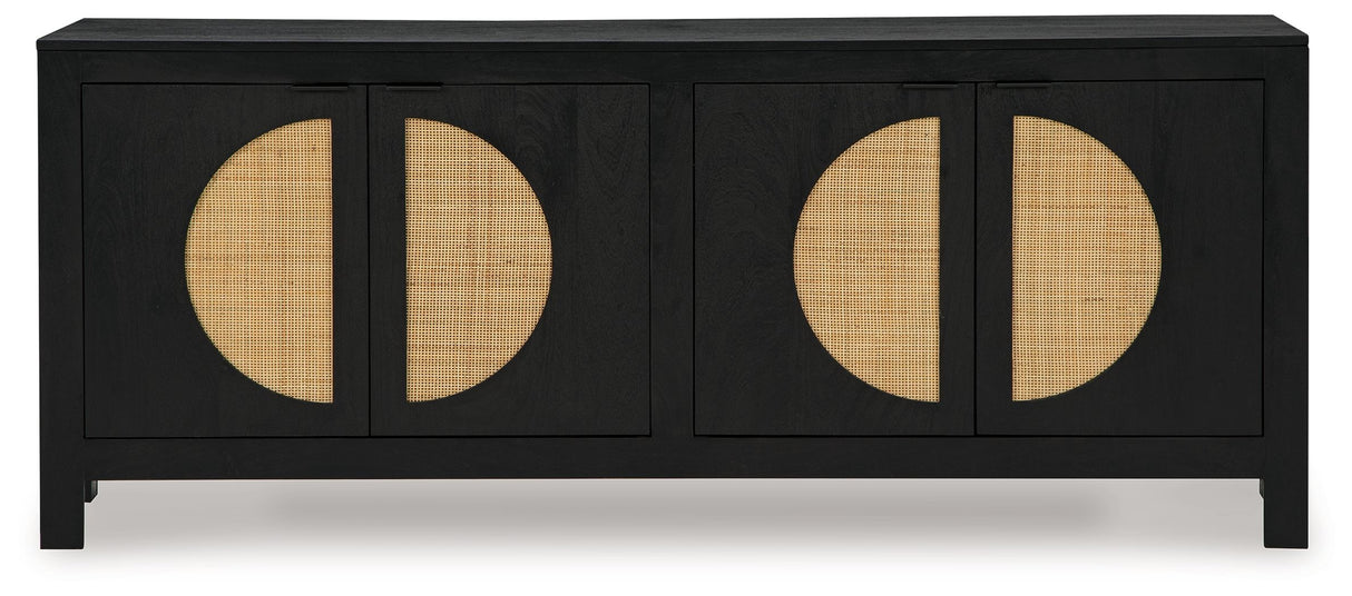 Cliffiings - Accent Cabinet - Black / Natural