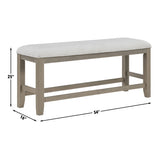 Lily - Counter Bench - Gray
