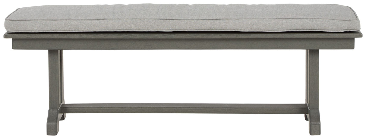 Visola - Bench with Cushion - Gray
