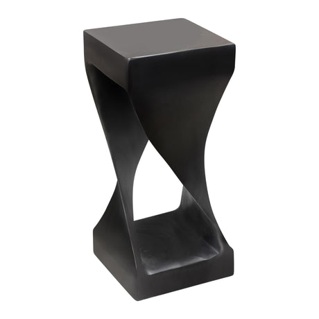Solana - Solid Wood Accent Table - Black