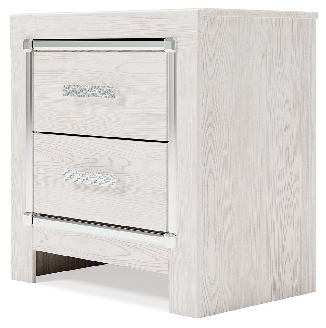 Altyra - Two Drawer Night Stand - White