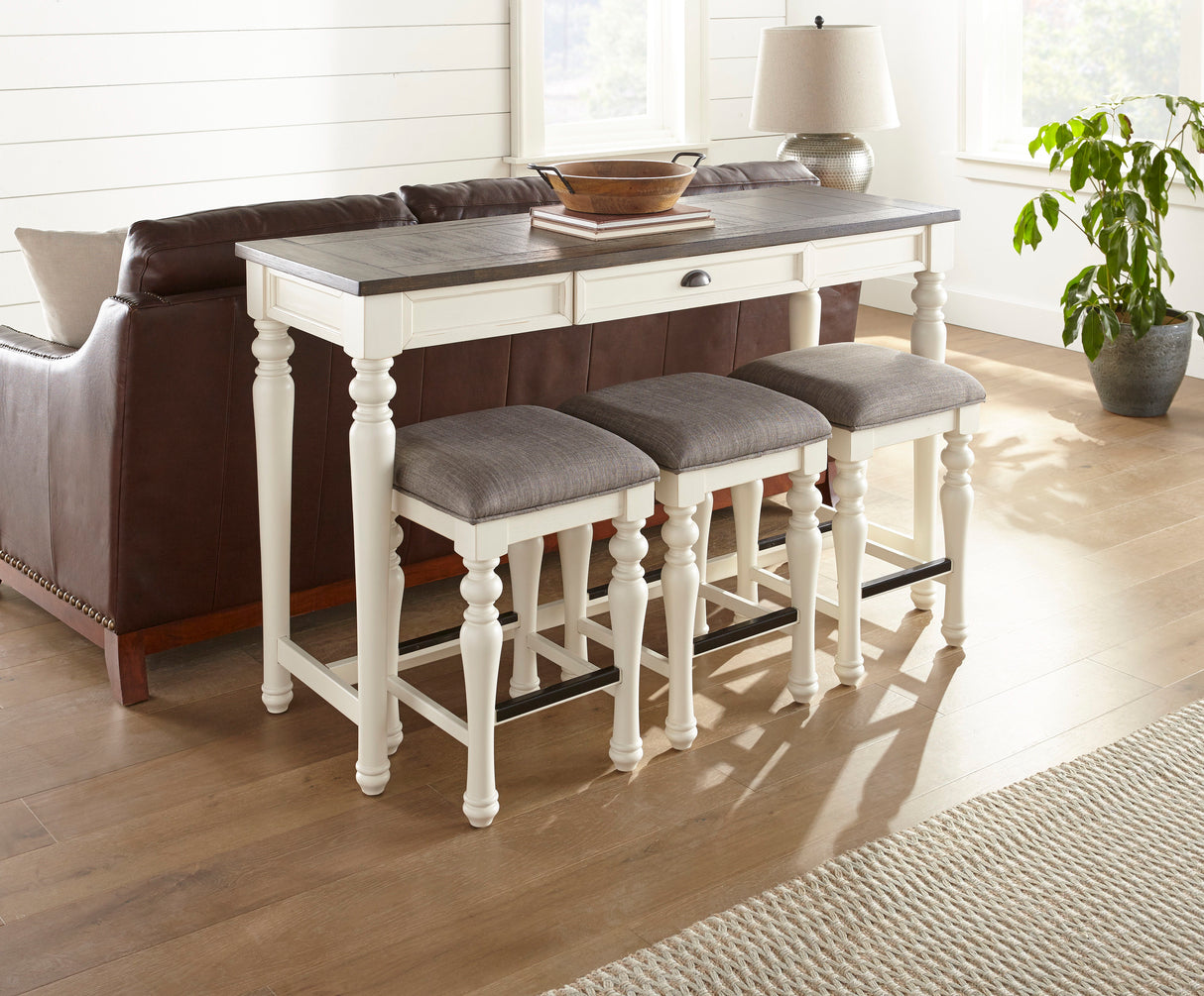 Joanna - 4 Piece Bar Set - White