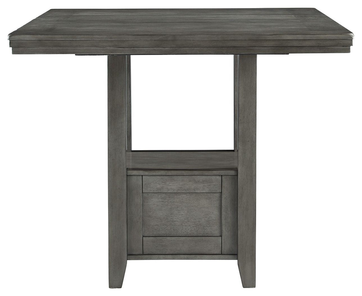 Hallanden - Rectangular Dining Room Counter Extension Table - Gray