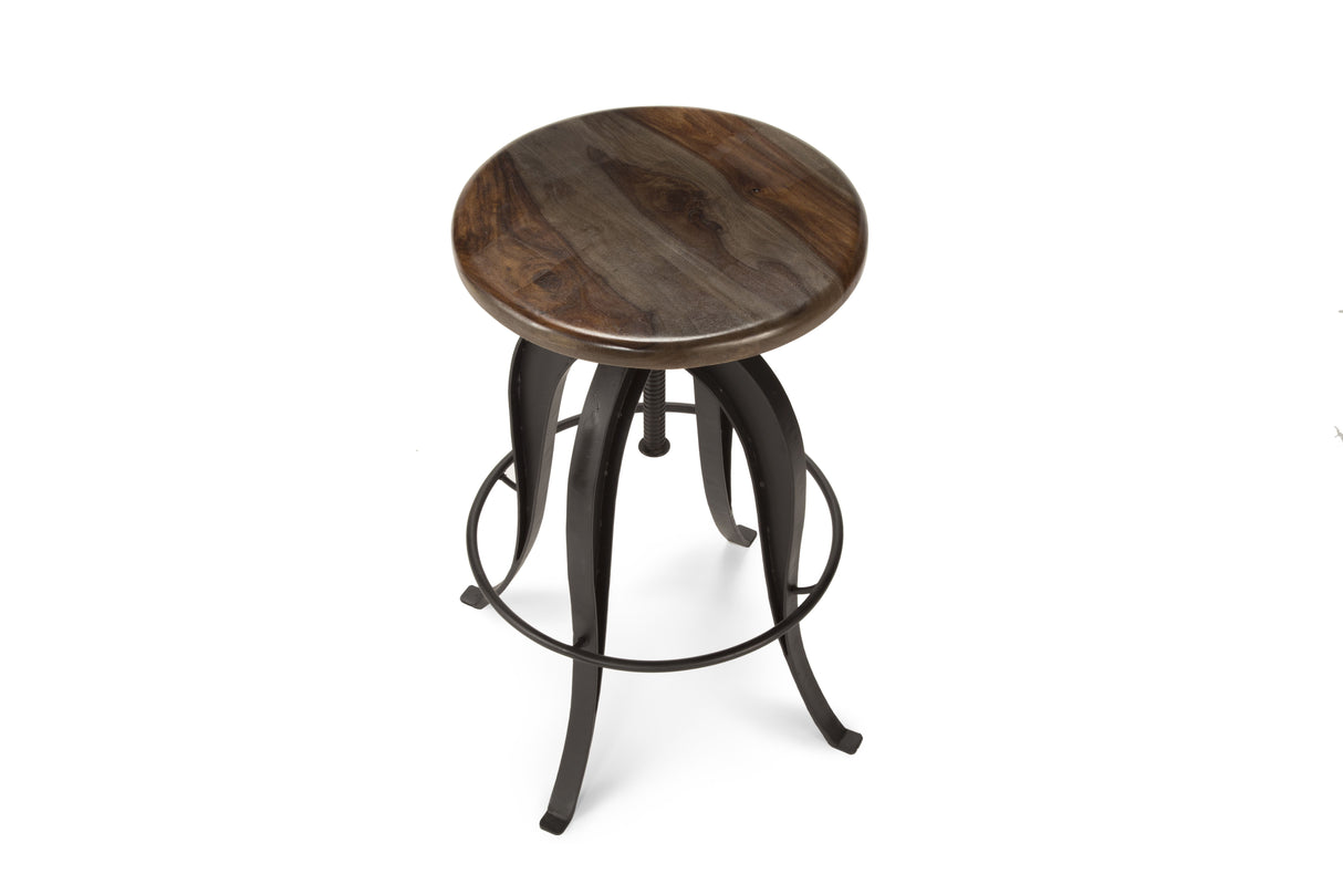Sparrow - Round Setup Stool - Dark Brown