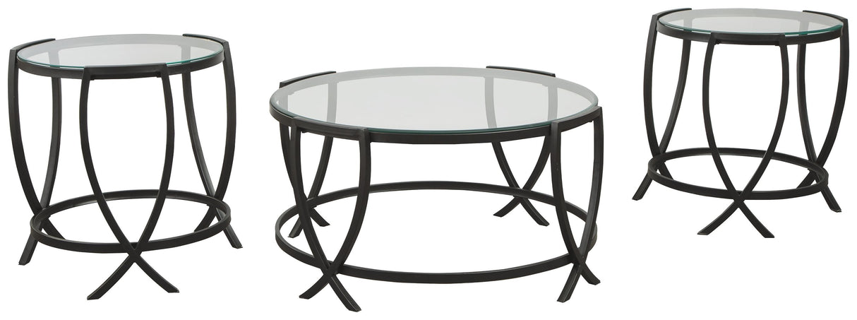 Tarrin - Occasional Table Set (Set of 3) - Black