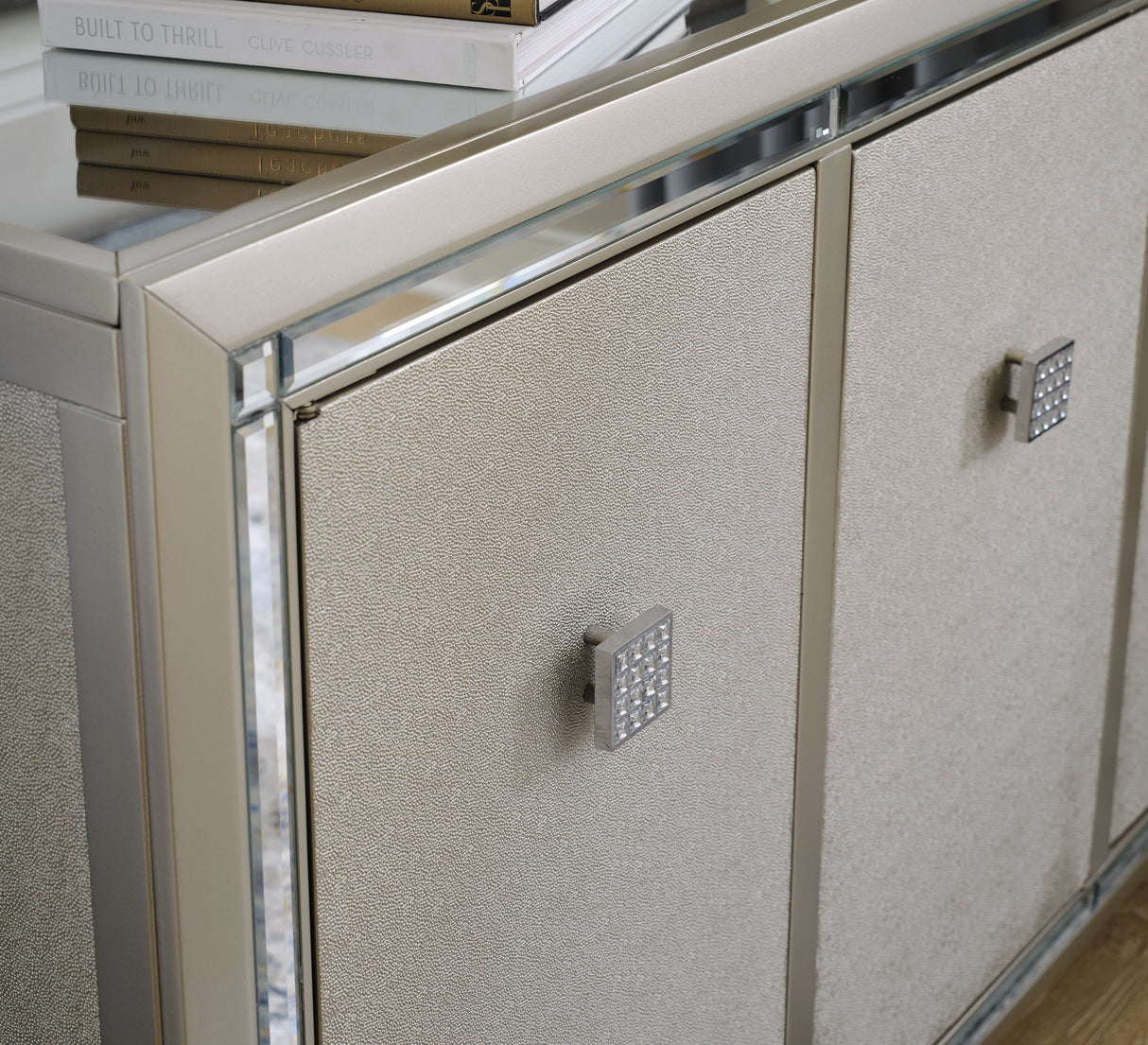 Chaseton - Accent Cabinet - Champagne