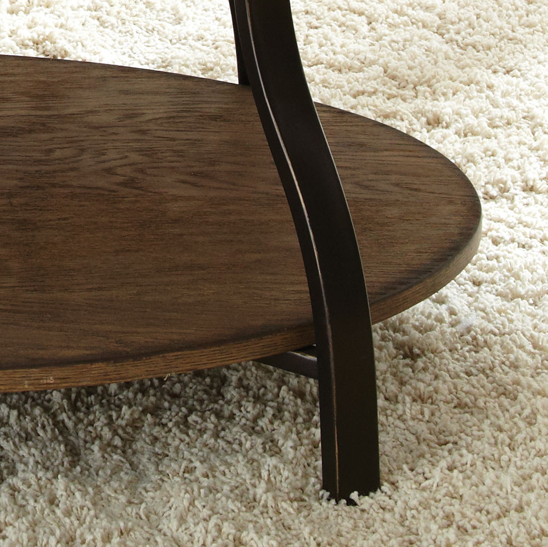 Denise - Oval Cocktail Table - Brown