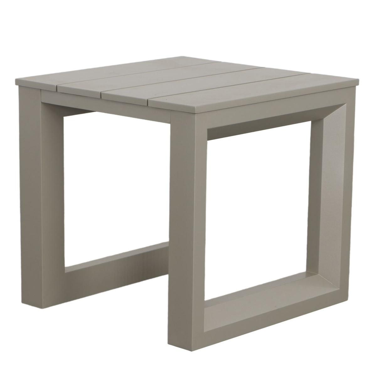 Dalilah - Patio Square End Table - Gray
